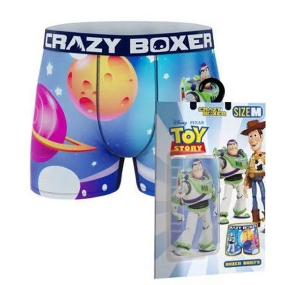 Disney Other - Disney Pixar Toy Story Buzz Lightyear Outer Space Boxer Briefs Multi Colour  XL